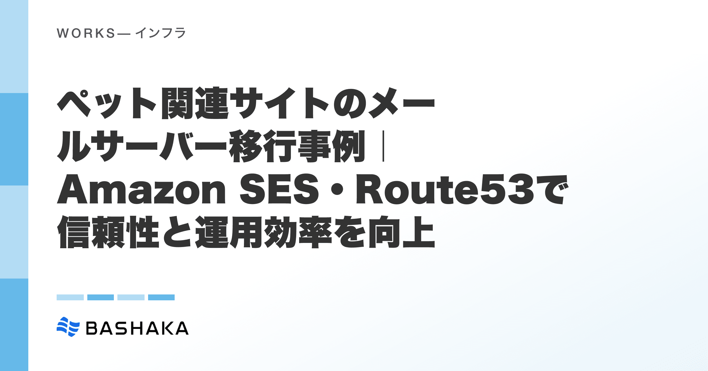 ペット関連サイトのメールサーバー移行事例|Amazon SES・Route53で信頼性と運用効率を向上